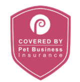 Covered by Pet Business Insurance